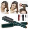 Hair Straightener, Hot Comb Anti Scalding Curler Electric Iron Brush