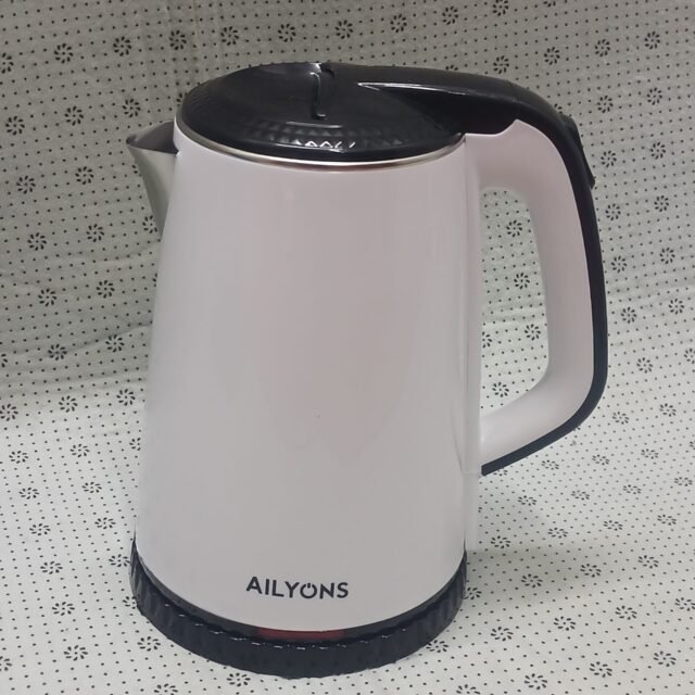 Ailyons FK-0306-S Electric Kettle – 1.8L Stainless Steel Water Boiler (1500W)